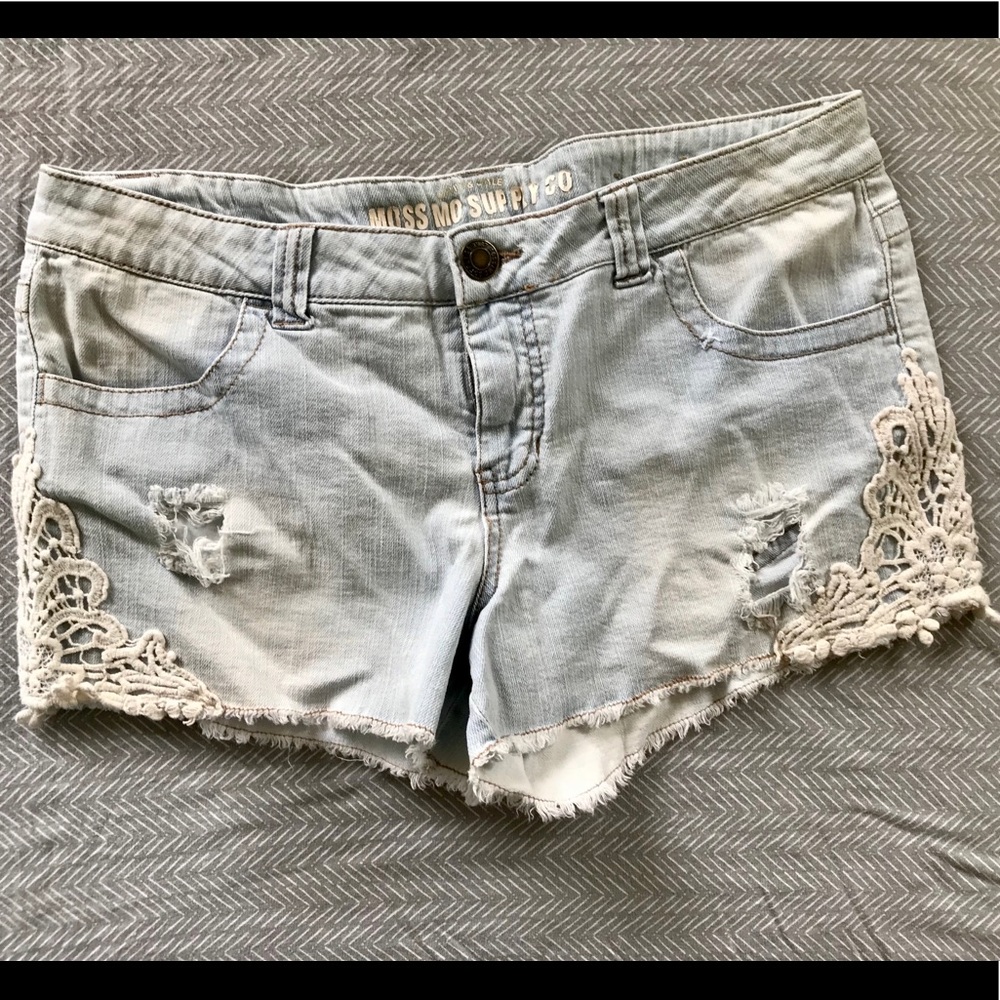 Mossimo Crochet Cut Off Shorts